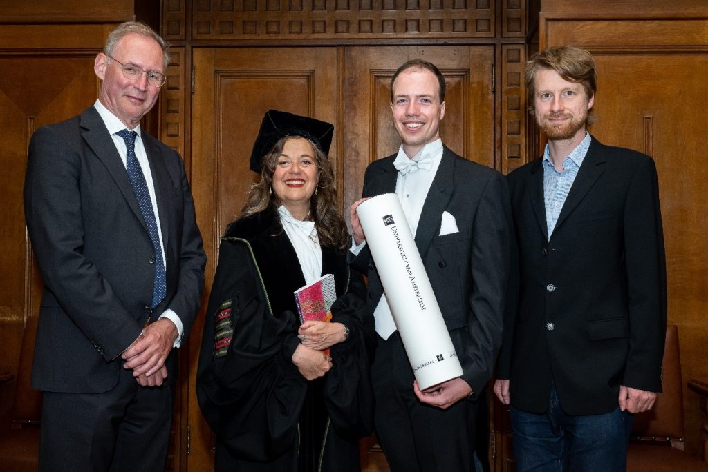 Discoveries, Innovative Methods and Interdisciplinary Research: Boas van der Putten obtains his PhD at the Faculty of Medicine of the University of Amsterdam