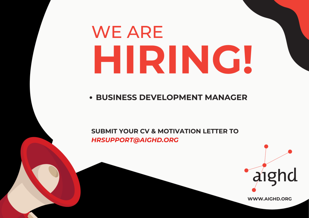 Vacancy: Business Development Manager